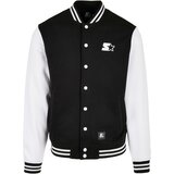 Starter Black Label Starter College Fleece Jacket Black/White cene