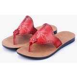INF Ženske modne PU japonke - zračne, udobne, nedrseče poletne sandale Red 40, (5000158634) | Shoptok.si