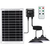 Aigostar LED solarni luster sa senzorom 2x LED/35W/12V 6000mAh 6500K Ø15 cm + daljinski upravljač Cene