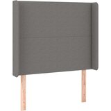  Box spring postelja z vzmetnico temno siva 100x200 cm blago, (20790832) | Shoptok.si
