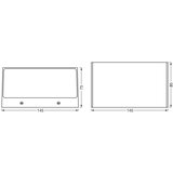 Osram LED RGBW prigušiva spoljno zidno svetlo SMART+ BRICK LED/14W/230V IP44 Wi-Fi | Eponuda.com