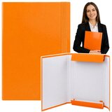  Folder for documents with elastic band, hard, office, orange, A4/4.5 cm | shoptok.hr
