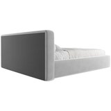 Makamii Siva oblazinjena zakonska postelja s prostorom za shranjevanje z letvenim dnom 160x200 cm Kiana – | Shoptok.si