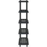  Jedinca za police 5 razina 100 x 40 x 177 cm PP Antracit | shoptok.hr