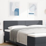 vidaXL vzglavje Temno sivo Tkanina z leseno podporo 180 cm dolžine Cene