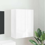TV stenska omara Visok sijaj bela 59,5 x 31 x 80 cm, (5000112668) | Shoptok.si