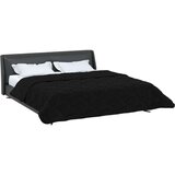 Zimska posteljnina Črna 220 x 260 cm Mikrofibra in Teddy flis, (5000284637) | Shoptok.si