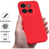 INORCO Za Infinix Smart 7 4G hrbtni pokrovček telefona proti padcem iz tekočega silikona, mehka podloga za telefon s trakom, (22034756) | Shoptok.si