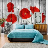  Tapeta - Tale of Red Poppies 200x140 Cijene