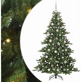  Umjetno božićno drvce s nogom Zelena 180 cm PVC i čelik | shoptok.hr