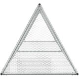  Kavez za zečeve srebrni 400 x 105 x 91 cm od pocinčanog čelika | Eponuda.com