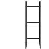  Stalak za drva za ogrjev mat crni 50x28x94 cm čelični | shoptok.hr