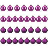  Set božićnih kuglica 30 kom. 6 cm Polistiren | shoptok.hr