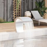  Vrtna fontana s vodopadom za bazen od nehrđajućeg čelika 45x30x60 cm | shoptok.hr