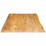 Stolna ploča sa živim rubom 120x60x2,5cm od masivnog drva manga | shoptok.hr