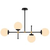 Squid Lighting crna visilica Kruva, visina 57 cm Cijene