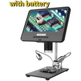 SupplySwap Digitalni mikroskop, 85-palčni LCD zaslon, 5X-1200X povečava, z baterijo, (5000202210) | Shoptok.si