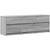 TV ormarić s LED svjetlima boja hrasta 140x34x50 cm drveni | shoptok.hr