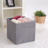 Mioli Decor Siva tekstilna škatla za shranjevanje 30x30x30 cm – | Shoptok.si