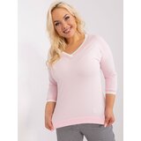 RELEVANCE Blouse-RV-BZ-8986.89P-light pink | Shoptok.si