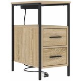 vidaXL Nočna omarica Sonoma hrast 30 x 48 x 61 cm Konstruiran les, (5000160619) | Shoptok.si