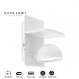 Solea 57 ZIDNA LAMPA 7W 3000K BELA DIM Cene