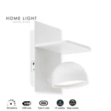 57 ZIDNA LAMPA 7W 3000K BELA DIM