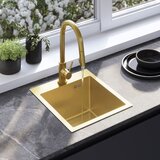 Rea Čelični sudoper Leo 40 BRUSH GOLD | shoptok.hr