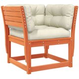 5-dijelni set vrtnih sofa s jastucima voštano smeđi od borovine | shoptok.hr