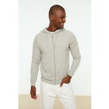 Trendyol Sweatshirt - Gray - Regular Cene
