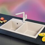 Metalac granitna sudopera xQuardo Plus 2D 780x500 Beige | Eponuda.com