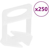 vidaXL Kopče za niveliranje pločica 250 kom 2 mm | shoptok.hr