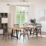 Noge za blagovaonski stol A-oblika 2 kom Crne 90 x (72-73) cm Čelik | shoptok.hr