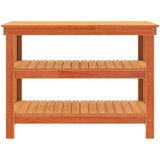  Radni stol Voštano smeđa 110.5 x 50 x 80 cm Masivna borovina | shoptok.hr