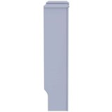 vidaXL Pokrov radiatorja 2 pcs Siva 205x20.5x81.5cm Konstruiran les | Shoptok.si