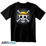 majica one piece - classic skull - unisex - l