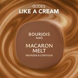Bourjois Macaron Melt Bronzer & Contour bronzer in puder za konture 2 v 1 odtenek 02 Milky Mocha 5 g | Shoptok.si