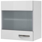XXXL Kuhinjska Zgornja Omarica Alba, Bela, Steklo, Š. 50 Cm | Shoptok.si