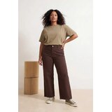 Trendyol ženske pantalone Tbbss26Cj00015, smeđa | Eponuda.com