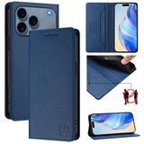 Chameleon Preklopna torbica (WRC) za Apple iPhone 17 Pro, temno modra Cene