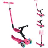 Globber romobil GO UP Active sklopivi, svjetleći kotači ružičasta | shoptok.hr