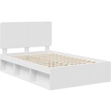  Okvir za krevet Bijelo 120 x 190 cm Čvrsto borovo drvo | shoptok.hr
