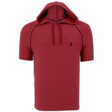 Dewberry T8570 HOODIE MEN'S T-SHIRT-PLAIN BURGUNDY Cijene