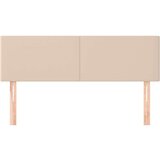  Posteljno vzglavje 2 kosa kapučino 72x5x78/88 cm umetno usnje, (20932330) | Shoptok.si