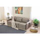 Atelier Del Sofa Trosed na razvlačenje Saros, 230x72x110cm, Svetlosivi | ePonuda.com
