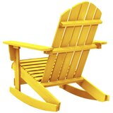  Vrtna stolica za ljuljanje Adirondack od masivne jelovine žuta | Eponuda.com