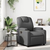 vidaXL Naslonjač od umjetne kože sivi | shoptok.hr