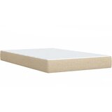 Krevet s oprugama i madracem krem 120 x 200 cm od tkanine | shoptok.hr