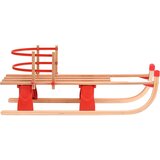  Sklopive sanjke s naslonom 119 cm drvene | shoptok.hr