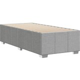  Okvir kreveta bez madraca svjetlosivi 90x200 cm od tkanine | shoptok.hr